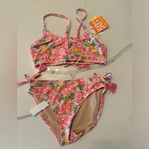 Pink flower 2 piece